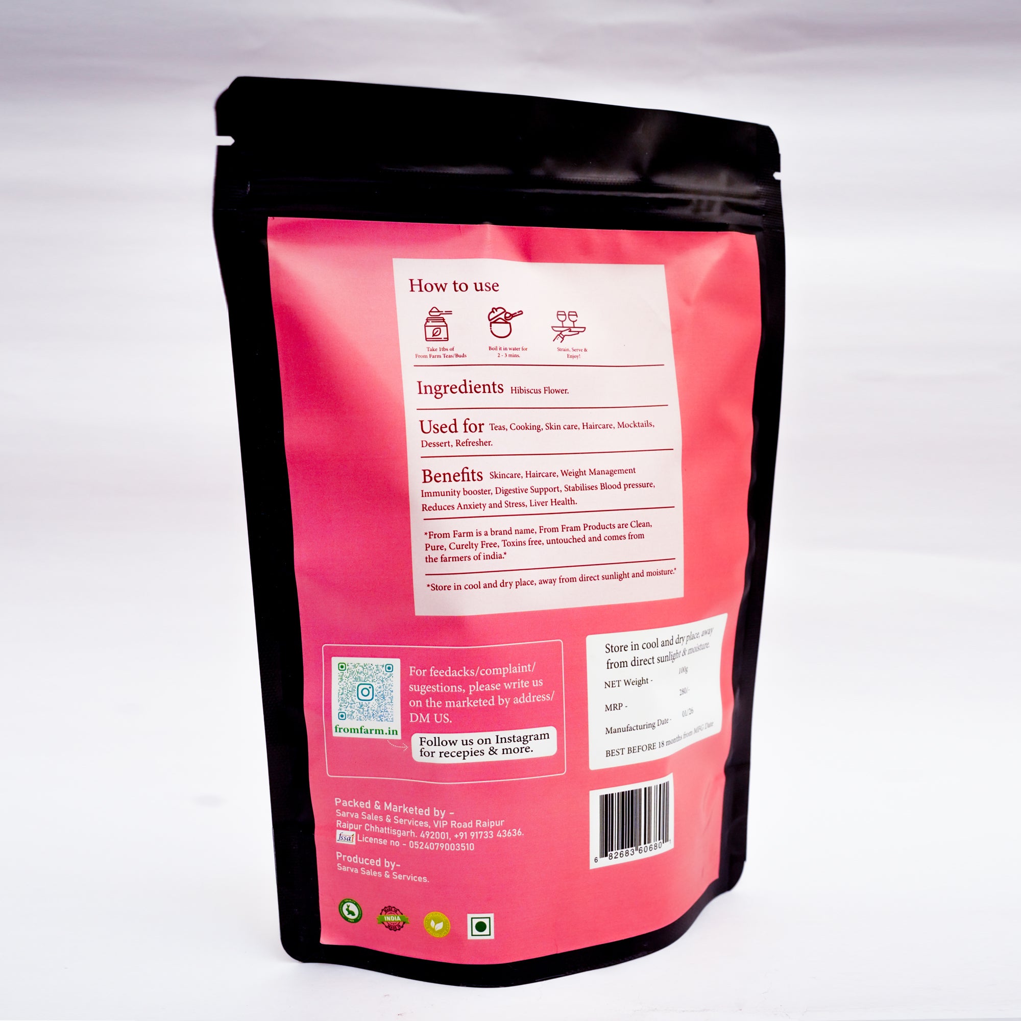 Hibiscus Flower Tea - 25gm